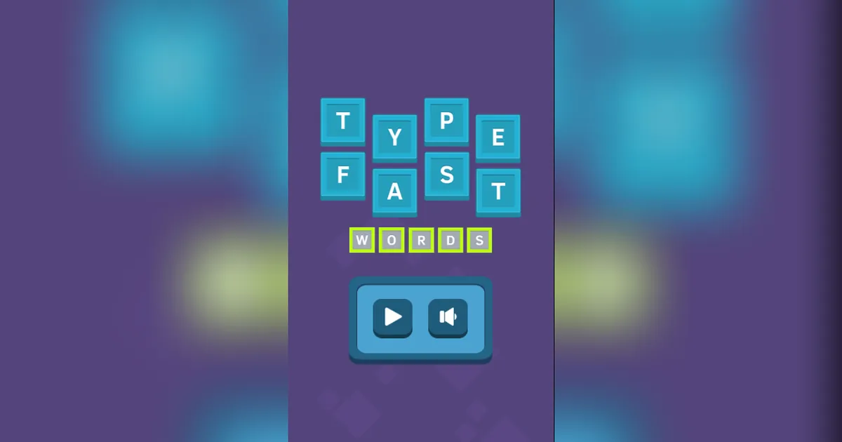Type Fast Words